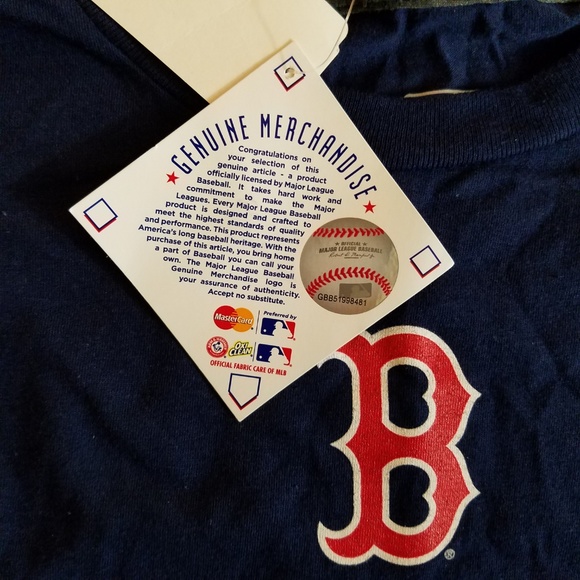 Boston Red Sox Men's Ring-Spun Cotton T-Shirt MLB - Picture 5 of 8